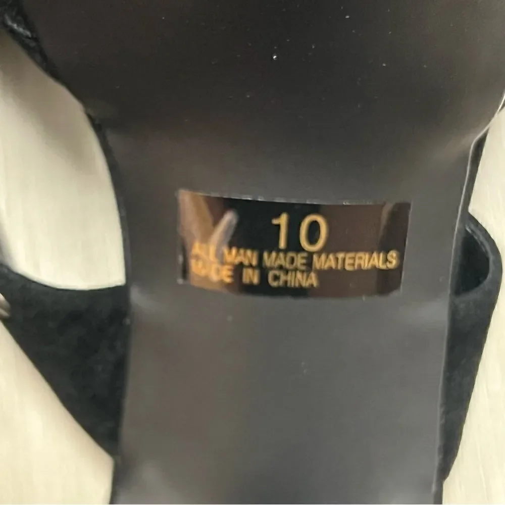 NIB vintage y2k mallgoth platform sandals by Girlfriends LA sz 10.